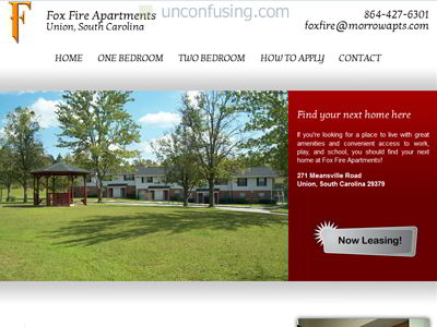 Located in Union, South Carolina, Fox Fire Apartments are managed by Morrow Realty Company. The client wanted to target college students in the area and the best way to do that is through the web. Each of the websites we do for the apartments they manage use a similar custom template but are unique to their logo, colors, and content.