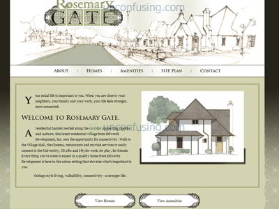 Rosemary Gate is a Dilworth Development community and this site pretty much wrote itself.  We just ran with the beautiful images and sketches of the home and created a matching theme for a custom website to give people information about the neighborhood.  Check out those buttons!