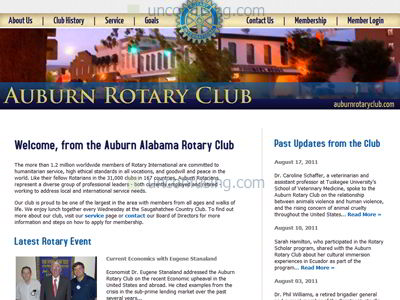 After many, many pages and folders later, we completely transformed this site into an awesome new experience.  We used the existing structure but added a new feed of articles documenting the club's activities.  After comparing to other Rotary sites, we feel like this one is definitely the best around now!