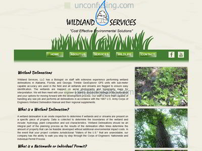 Wildland Services is a wetland solution consulting company in Auburn, AL. While their previous web site was informative, we needed to liven it up visually. We went with a neutral color scheme that flowed well with the grass design. The site is organic and has a natural feel to it. When you visit this site, it will definitely grab your attention!