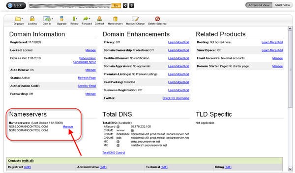 godaddy nameserver change step 4